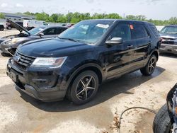 Ford Explorer salvage cars for sale: 2018 Ford Explorer Police Interceptor