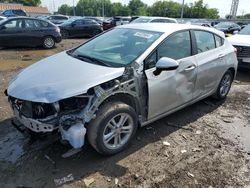 Salvage cars for sale from Copart Columbus, OH: 2017 Chevrolet Cruze LT