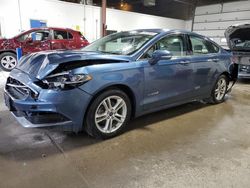 Ford salvage cars for sale: 2018 Ford Fusion SE Hybrid