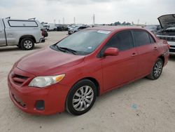 Salvage cars for sale from Copart Houston, TX: 2012 Toyota Corolla Base