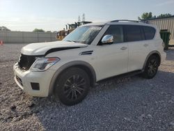 Nissan Vehiculos salvage en venta: 2017 Nissan Armada Platinum