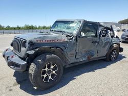Salvage cars for sale from Copart Fresno, CA: 2022 Jeep Wrangler Unlimited Rubicon