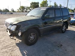 Lexus salvage cars for sale: 1998 Lexus LX 470