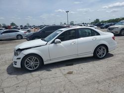 Mercedes-Benz c 300 4matic salvage cars for sale: 2013 Mercedes-Benz C 300 4matic