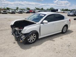 Subaru salvage cars for sale: 2012 Subaru Legacy 2.5I Premium