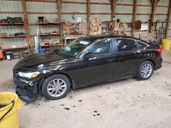 Salvage cars for sale from Copart London, ON: 2024 Honda Civic EX