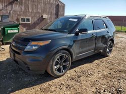 Ford Explorer salvage cars for sale: 2015 Ford Explorer Sport