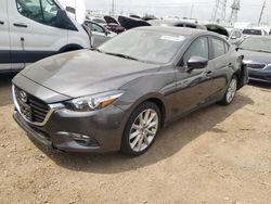 Mazda 3 Grand Touring salvage cars for sale: 2017 Mazda 3 Grand Touring