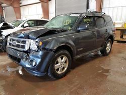 Vehiculos salvage en venta de Copart Lansing, MI: 2008 Ford Escape XLT