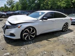 Vehiculos salvage en venta de Copart Waldorf, MD: 2021 Honda Accord Sport SE