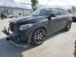 Salvage cars for sale from Copart Tulsa, OK: 2018 Mercedes-Benz GLE Coupe 43 AMG
