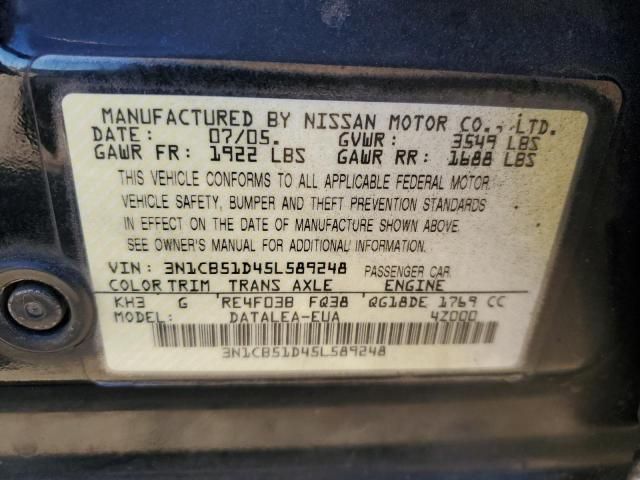 2005 Nissan Sentra 1.8