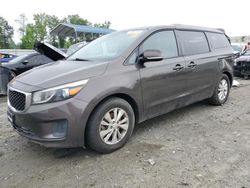 Vehiculos salvage en venta de Copart Spartanburg, SC: 2017 KIA Sedona LX