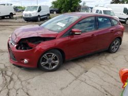 Ford Focus SE salvage cars for sale: 2014 Ford Focus SE