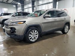 Jeep salvage cars for sale: 2016 Jeep Cherokee Limited