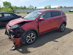 Salvage cars for sale from Copart Columbia Station, OH: 2020 KIA Sportage LX