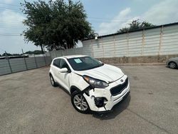 Salvage cars for sale from Copart Grand Prairie, TX: 2018 KIA Sportage LX
