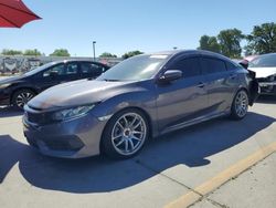 Honda salvage cars for sale: 2017 Honda Civic LX