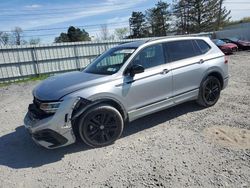 Volkswagen salvage cars for sale: 2022 Volkswagen Tiguan SE R-LINE Black