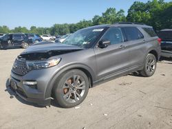 Salvage cars for sale from Copart Ellwood City, PA: 2021 Ford Explorer XLT