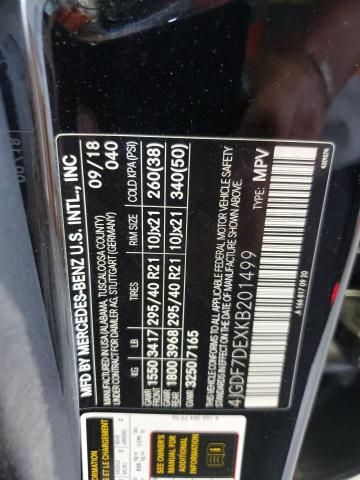 2019 Mercedes-Benz GLS 550 4matic