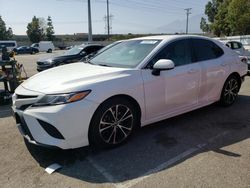 Salvage cars for sale from Copart Rancho Cucamonga, CA: 2018 Toyota Camry L