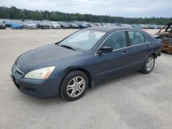 Honda Accord se Vehiculos salvage en venta: 2006 Honda Accord SE