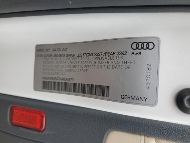 2019 Audi A4 Premium Plus