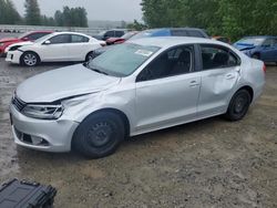 Salvage cars for sale from Copart Arlington, WA: 2012 Volkswagen Jetta Base