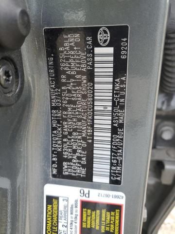 2012 Toyota Camry Base