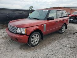 Land Rover salvage cars for sale: 2007 Land Rover Range Rover HSE