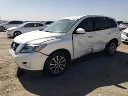 Salvage cars for sale from Copart Amarillo, TX: 2014 Nissan Pathfinder S