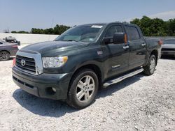 Salvage cars for sale from Copart New Braunfels, TX: 2007 Toyota Tundra Crewmax Limited