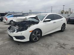 Salvage cars for sale from Copart Sun Valley, CA: 2016 Honda Civic Touring
