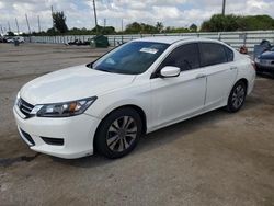 Honda salvage cars for sale: 2014 Honda Accord LX