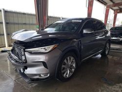Salvage cars for sale from Copart Homestead, FL: 2019 Infiniti QX50 Essential