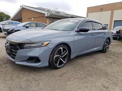 Vehiculos salvage en venta de Copart Hayward, CA: 2022 Honda Accord Sport