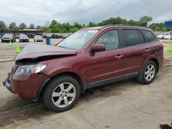 Salvage cars for sale from Copart Florence, MS: 2008 Hyundai Santa FE SE