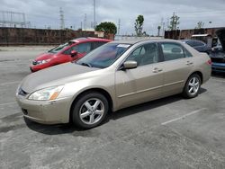 Salvage cars for sale from Copart Wilmington, CA: 2005 Honda Accord EX