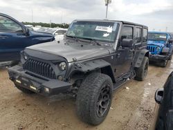 Jeep salvage cars for sale: 2018 Jeep Wrangler Unlimited Sport