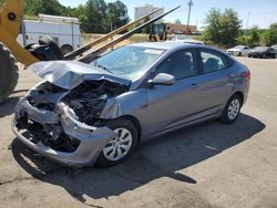 Hyundai Accent salvage cars for sale: 2017 Hyundai Accent SE