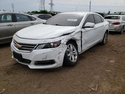 Chevrolet salvage cars for sale: 2019 Chevrolet Impala LT