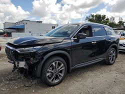 Vehiculos salvage en venta de Copart Opa Locka, FL: 2024 Infiniti QX60 Luxe