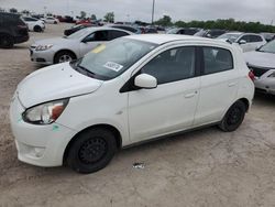 Mitsubishi salvage cars for sale: 2015 Mitsubishi Mirage DE