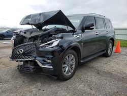 Vehiculos salvage en venta de Copart Mcfarland, WI: 2018 Infiniti QX80 Base