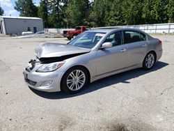 Vehiculos salvage en venta de Copart Arlington, WA: 2012 Hyundai Genesis 3.8L