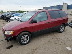 Toyota salvage cars for sale: 2000 Toyota Sienna LE