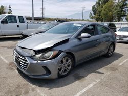 Salvage cars for sale from Copart Rancho Cucamonga, CA: 2018 Hyundai Elantra SEL