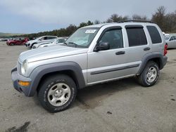 Salvage cars for sale from Copart Brookhaven, NY: 2003 Jeep Liberty Sport
