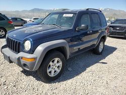 Jeep salvage cars for sale: 2002 Jeep Liberty Sport